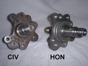 1984-97 Honda Civic, CRX, del Sol rear disc