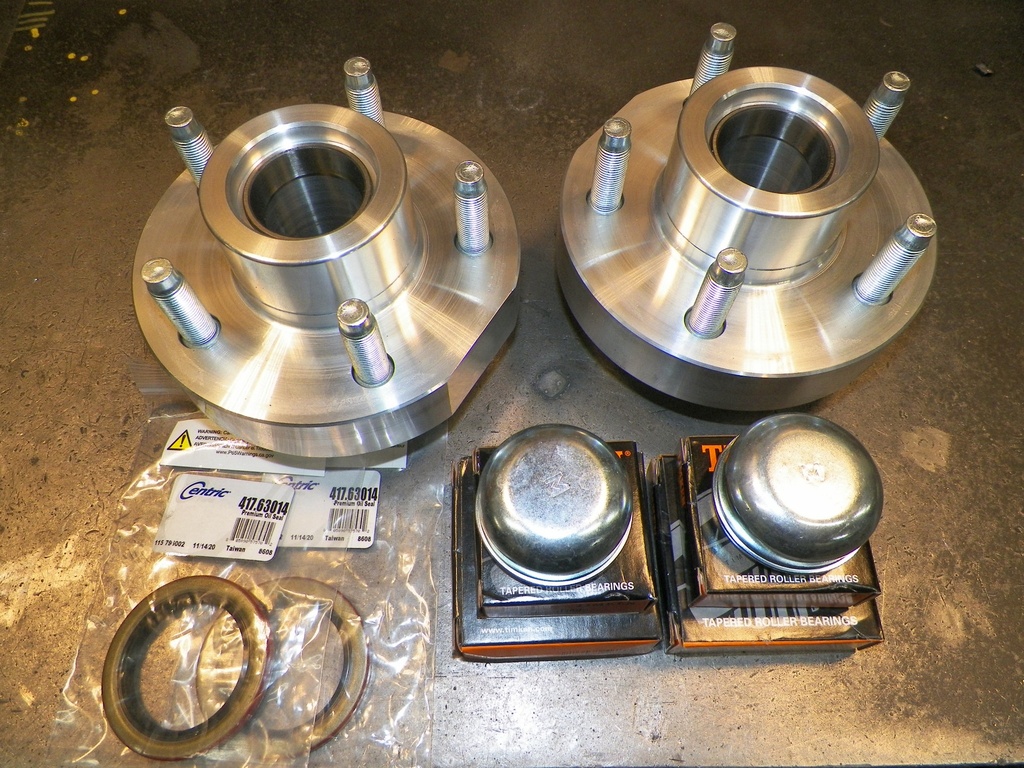 1957-71 Dodge C100-D100 2WD 1/2 ton truck front disc hubs