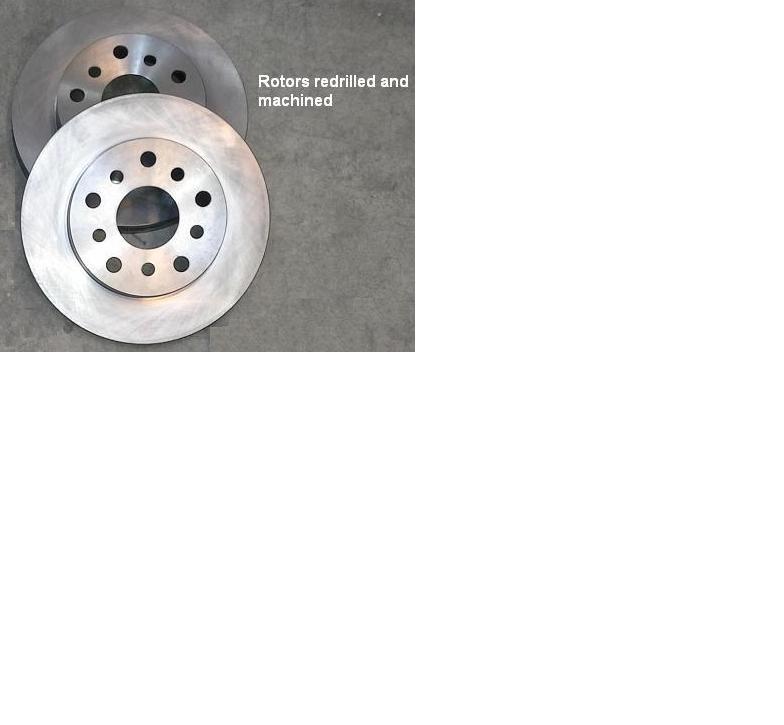 1960-72 Mopar 9" and 10" A-body rotors, CNC machined 5 on 4" bolt pattern