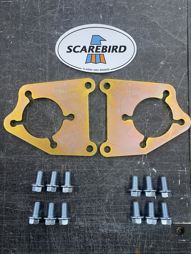 1988-97 Honda Civic, CRX, del Sol rear disc | Scarebird Classic Brakes