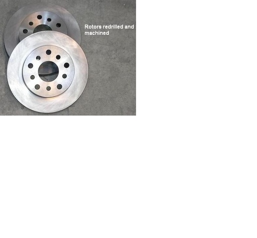 [SB1057 rotors] 1960-72 Mopar 9" and 10" A-body rotors, CNC machined 5 on 4" bolt pattern